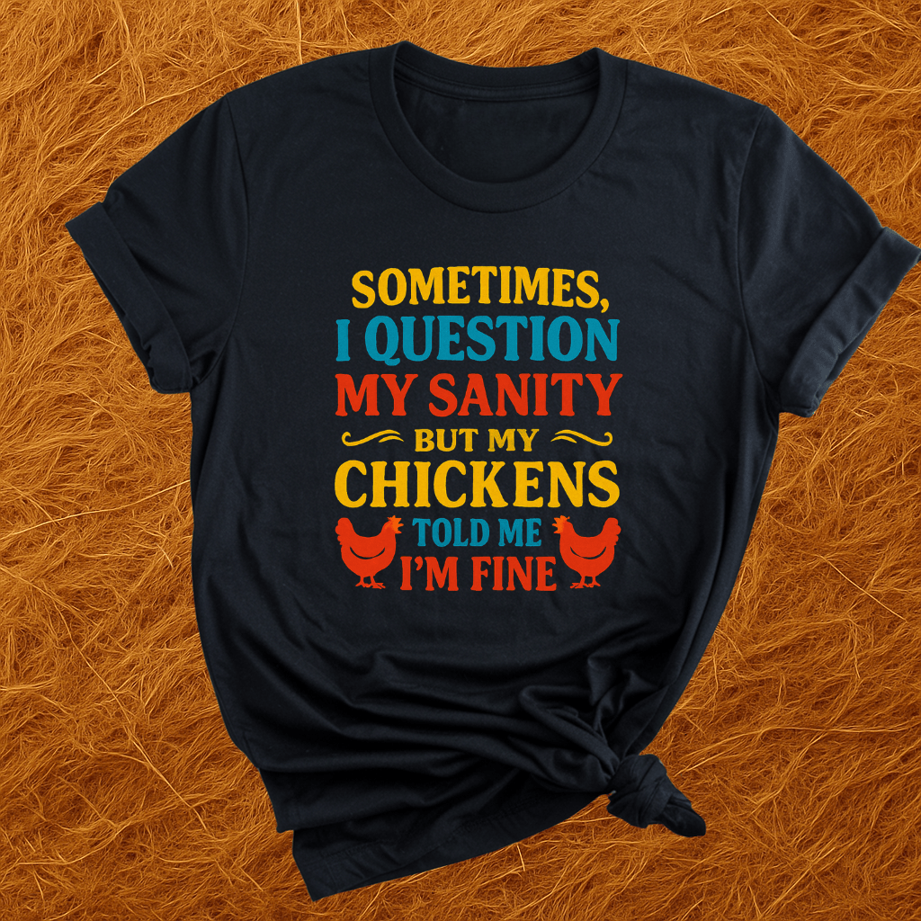 Chickens Say I'm Sane T-Shirt