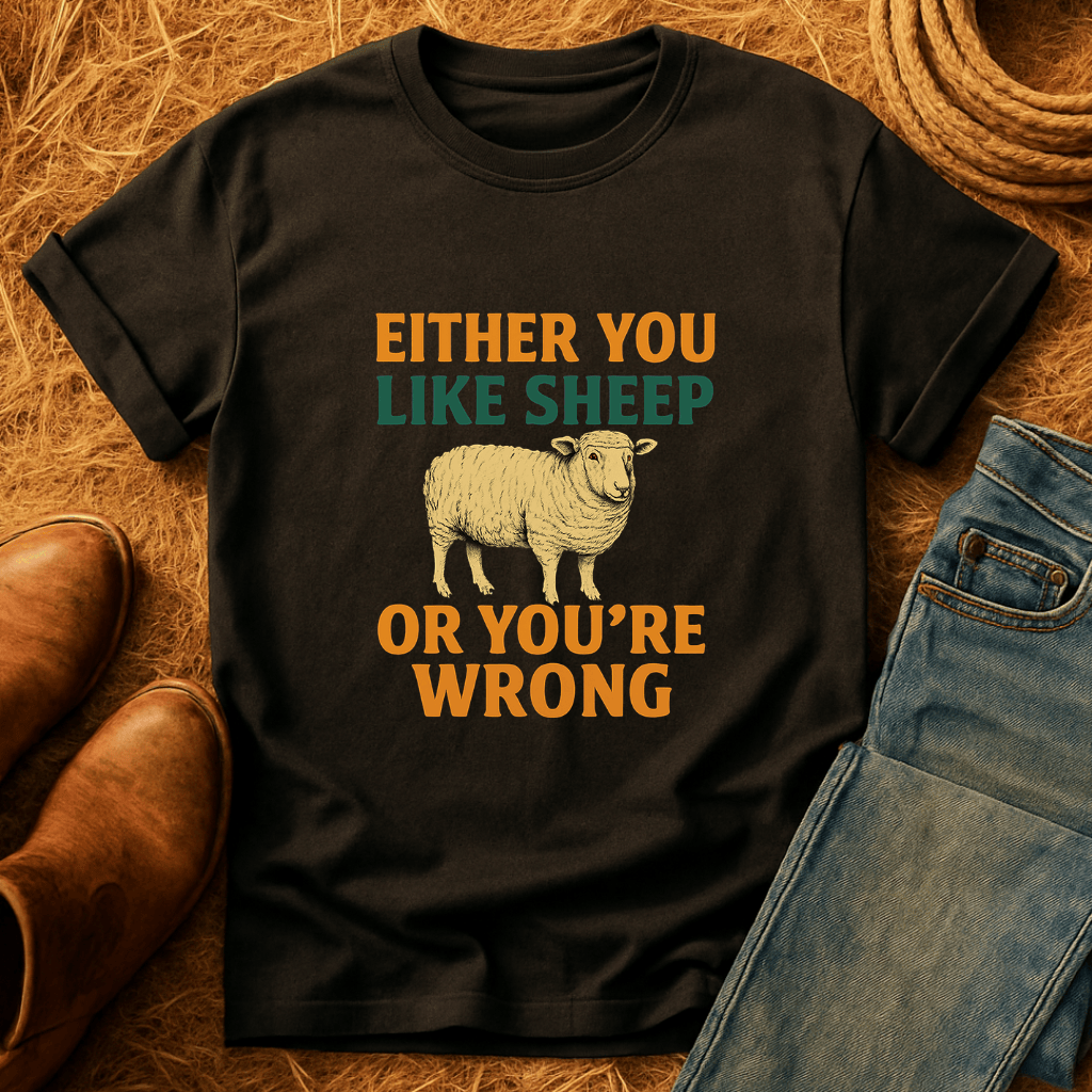 Sheep Or You're Wrong T-Shirt