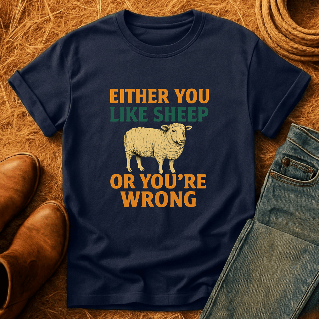 Sheep Or You're Wrong T-Shirt