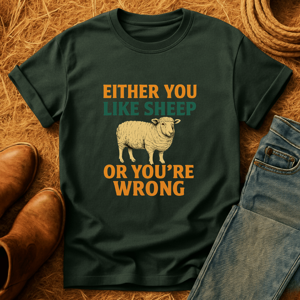 Sheep Or You're Wrong T-Shirt