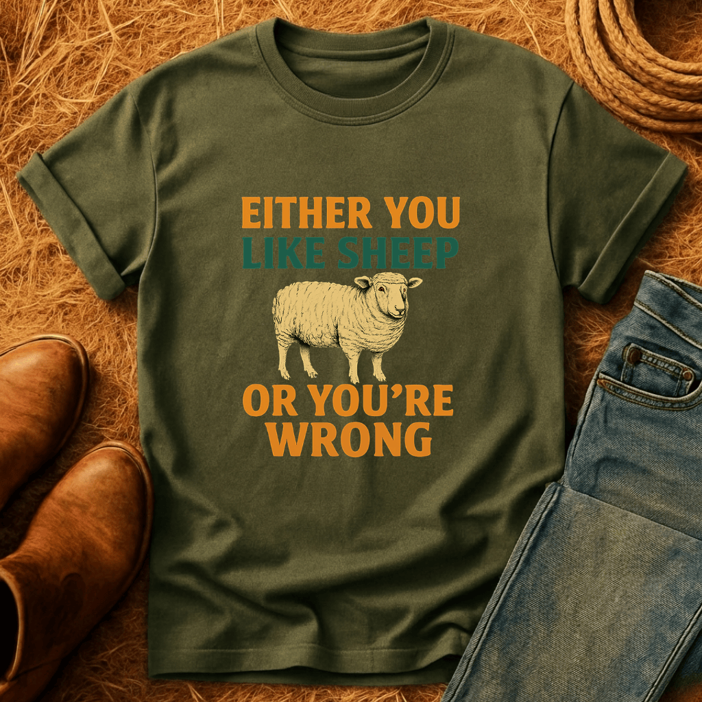 Sheep Or You're Wrong T-Shirt