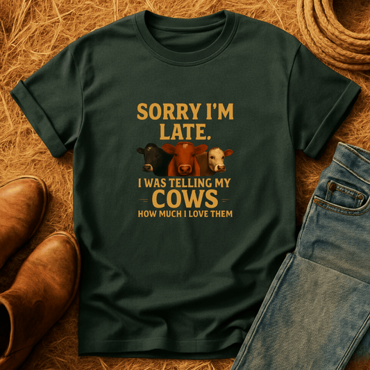 I Love My Cows T-Shirt