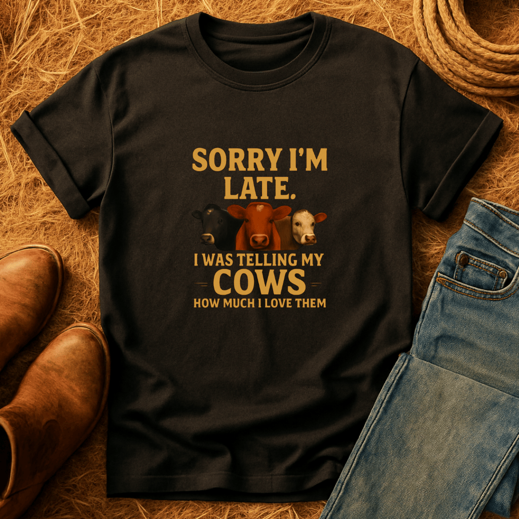 I Love My Cows T-Shirt