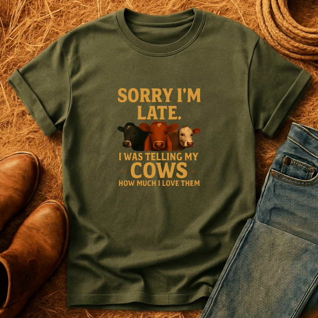 I Love My Cows T-Shirt