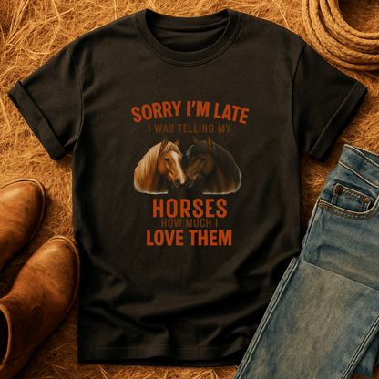 I Love My Horses T-Shirt