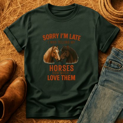 I Love My Horses T-Shirt