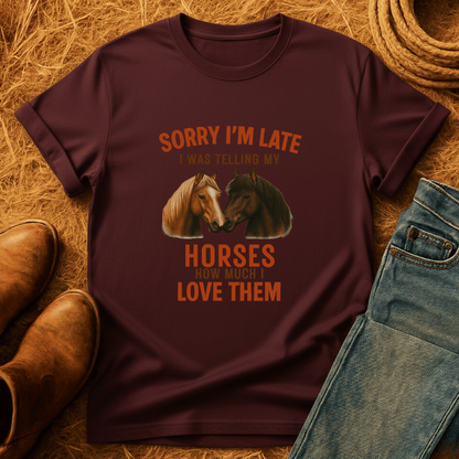 I Love My Horses T-Shirt