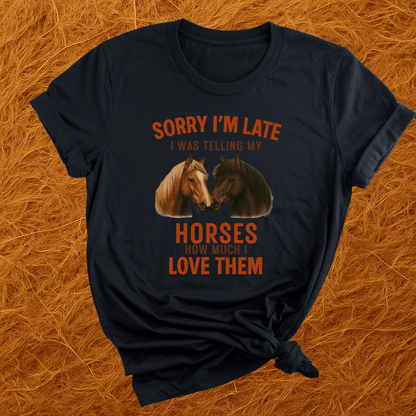 I Love My Horses T-Shirt