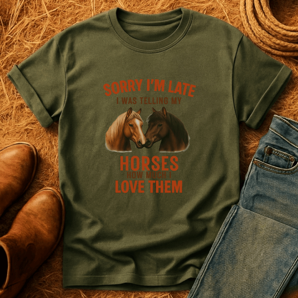 I Love My Horses T-Shirt
