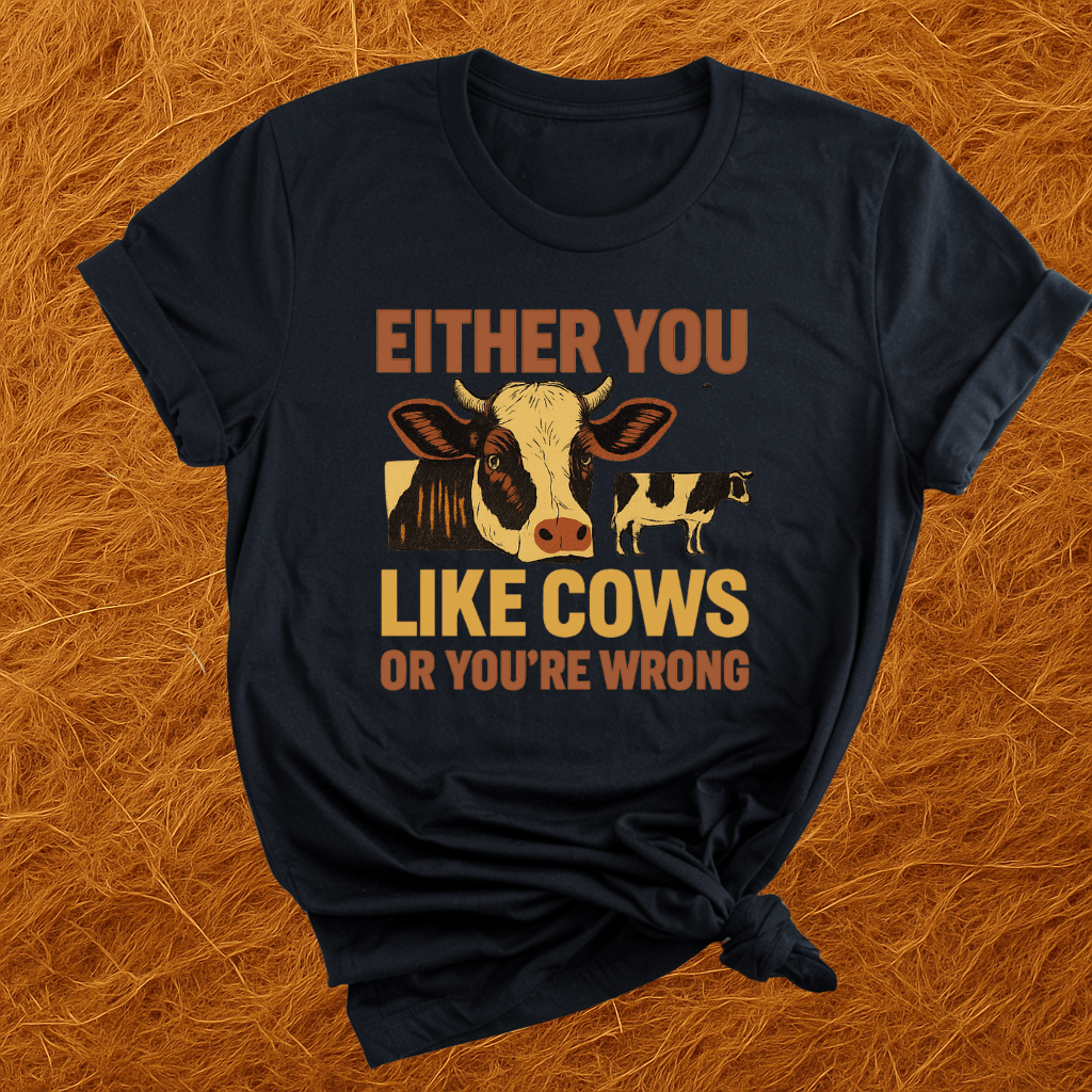 Cows Or You're Wrong T-Shirt