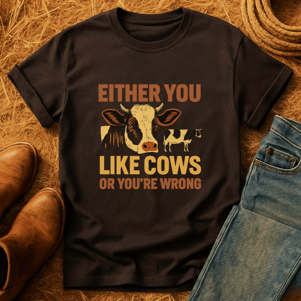 Cows Or You're Wrong T-Shirt