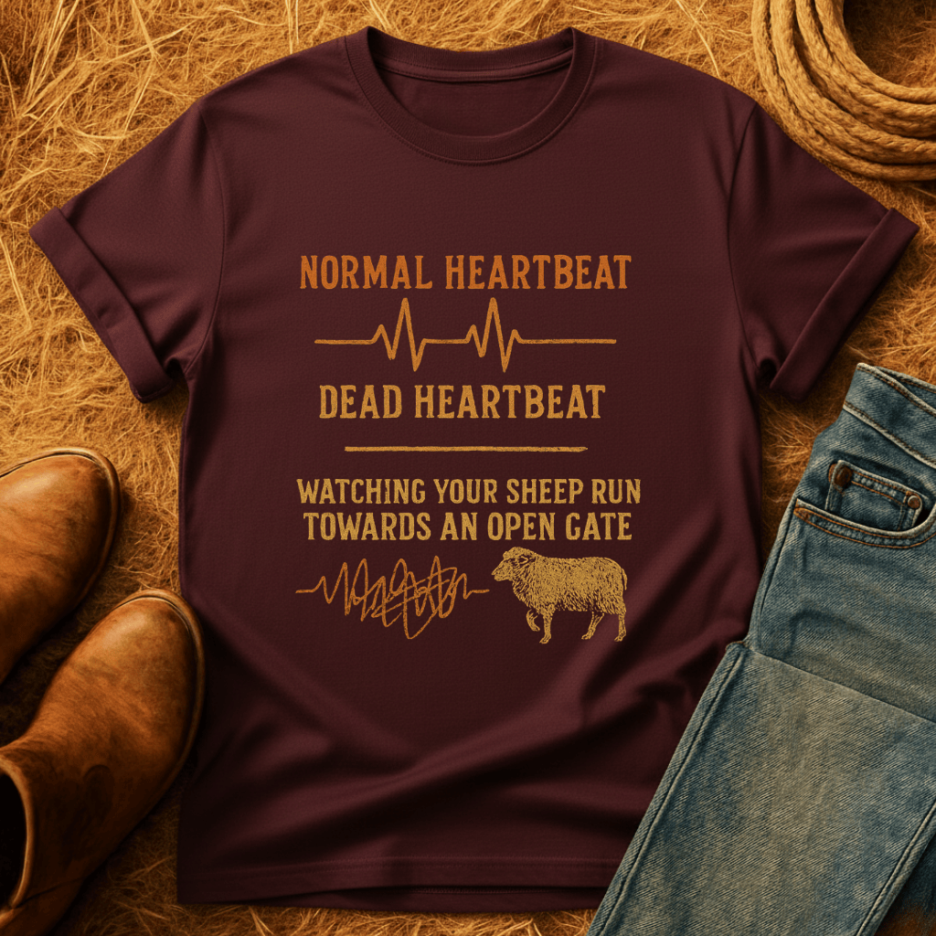 Sheep & Gates Heartbeat T-Shirt
