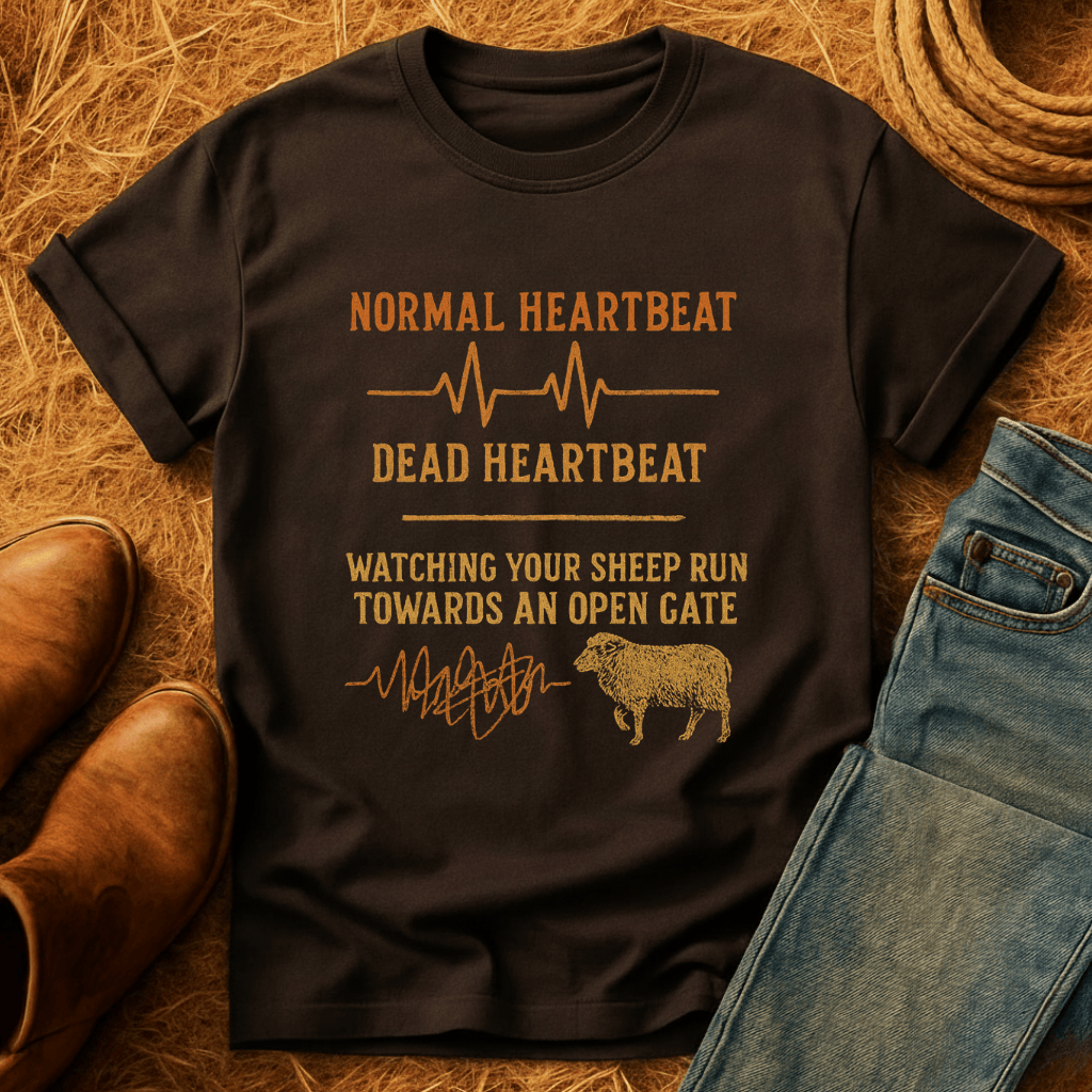 Sheep & Gates Heartbeat T-Shirt
