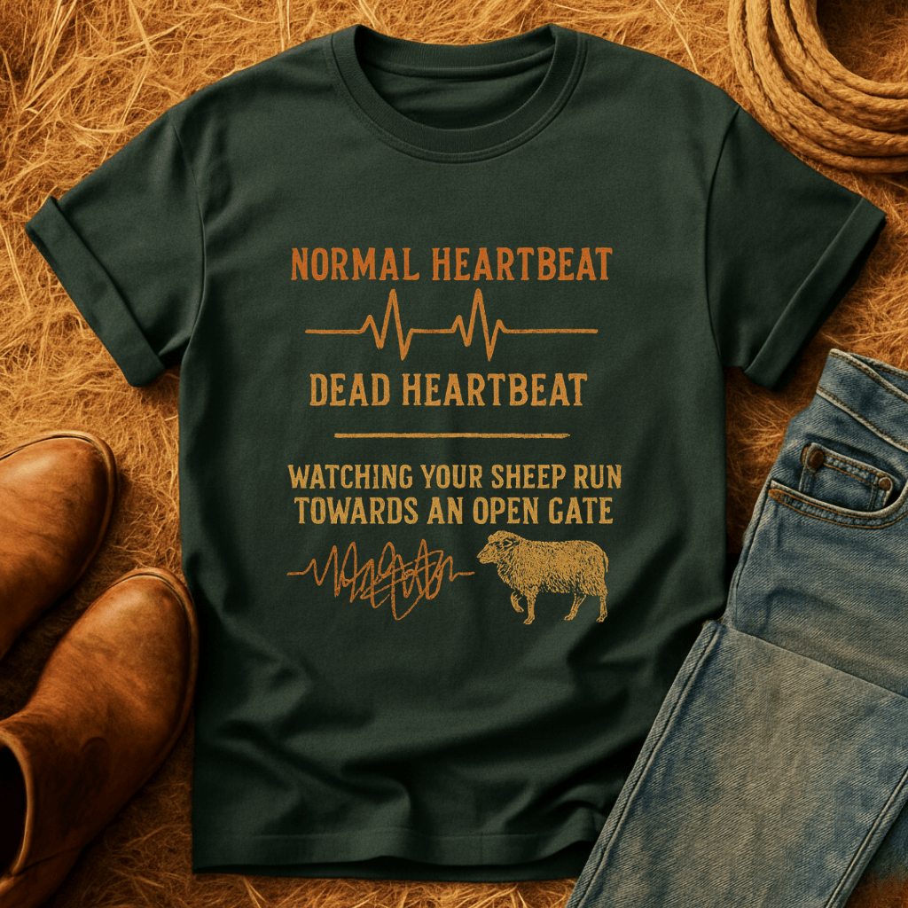 Sheep & Gates Heartbeat T-Shirt