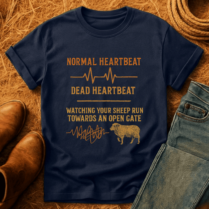 Sheep & Gates Heartbeat T-Shirt