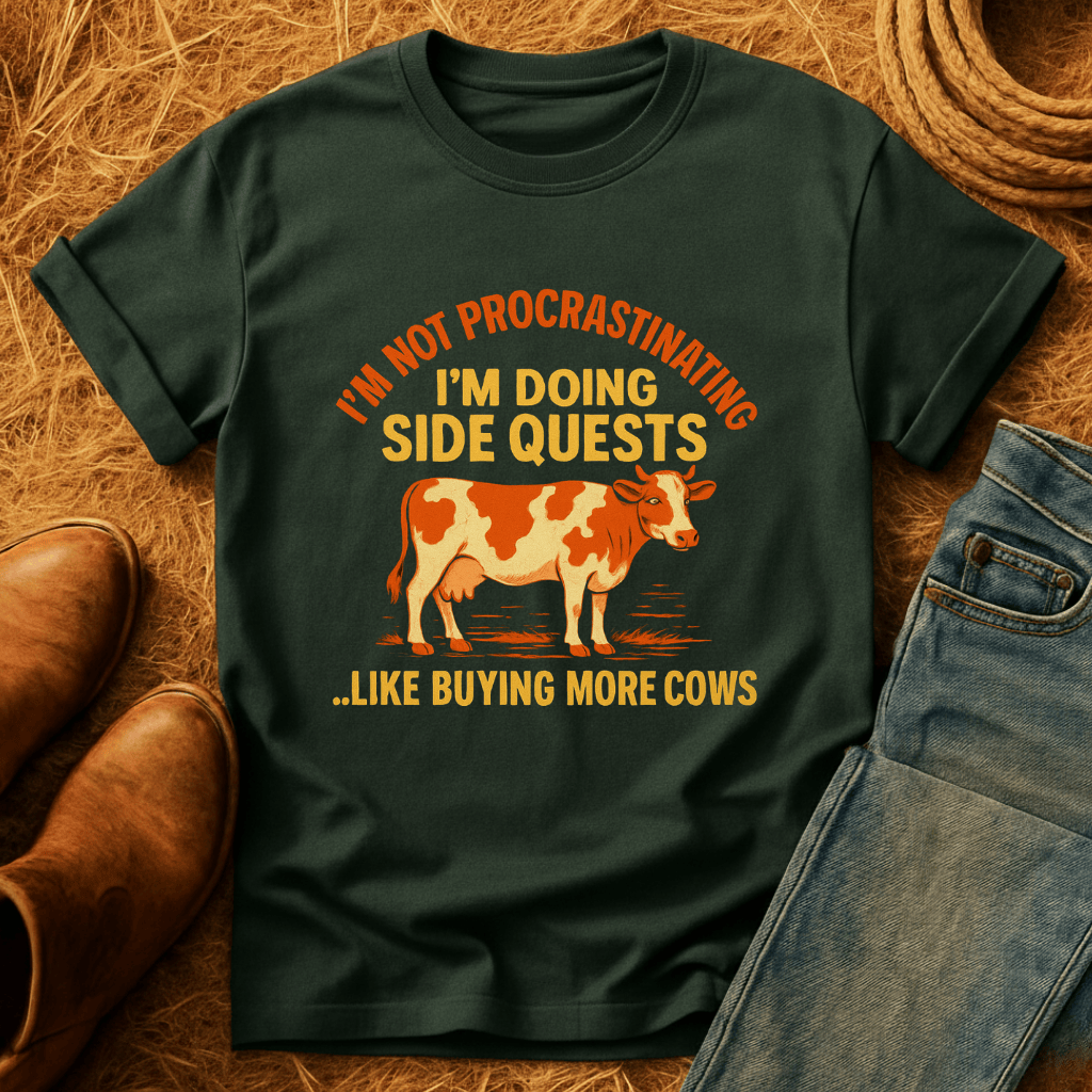 Cow Side Quests T-Shirt