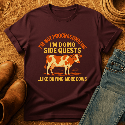 Cow Side Quests T-Shirt