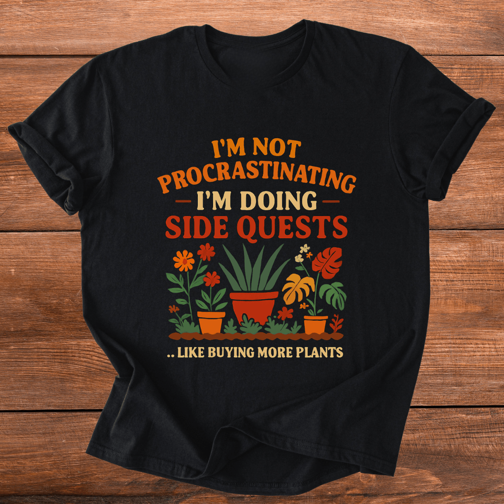 Flower Garden Side Quests T-Shirt