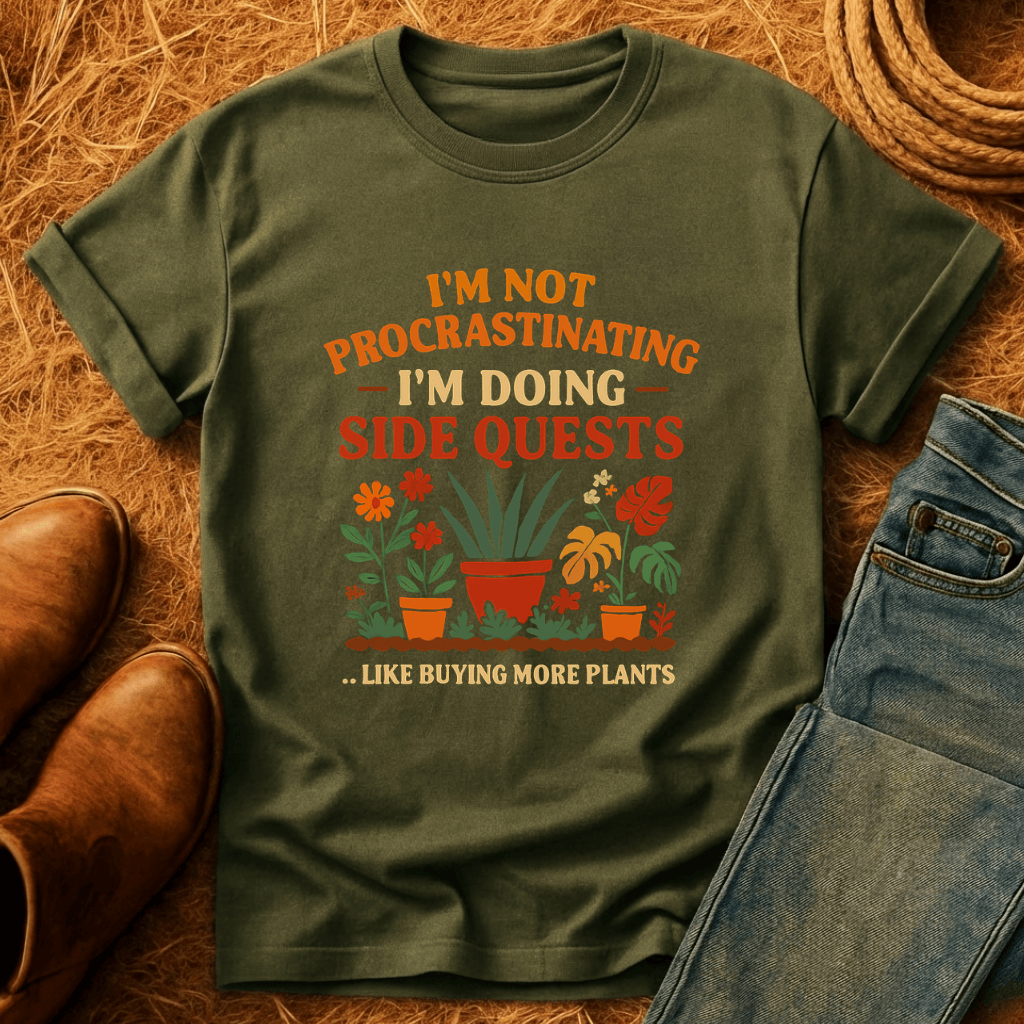 Flower Garden Side Quests T-Shirt