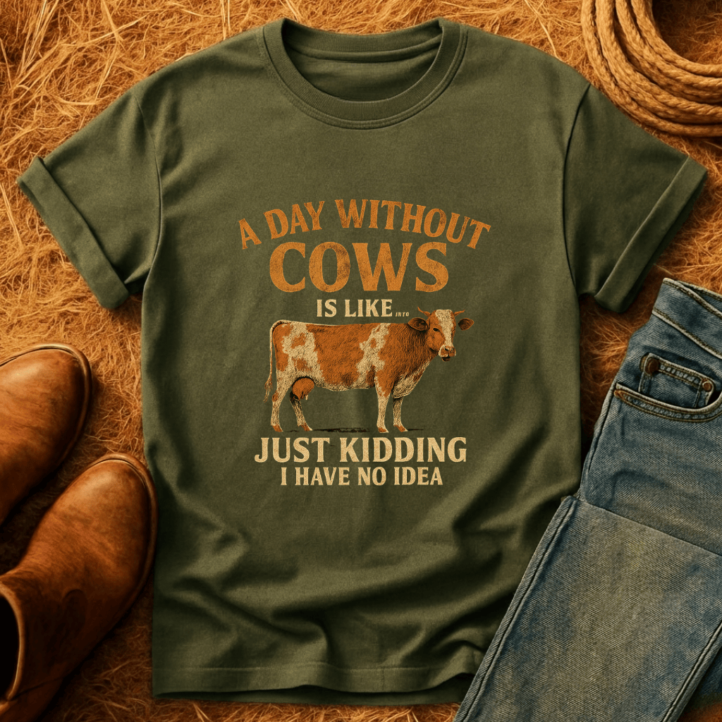 Day Without Cows...  T-Shirt