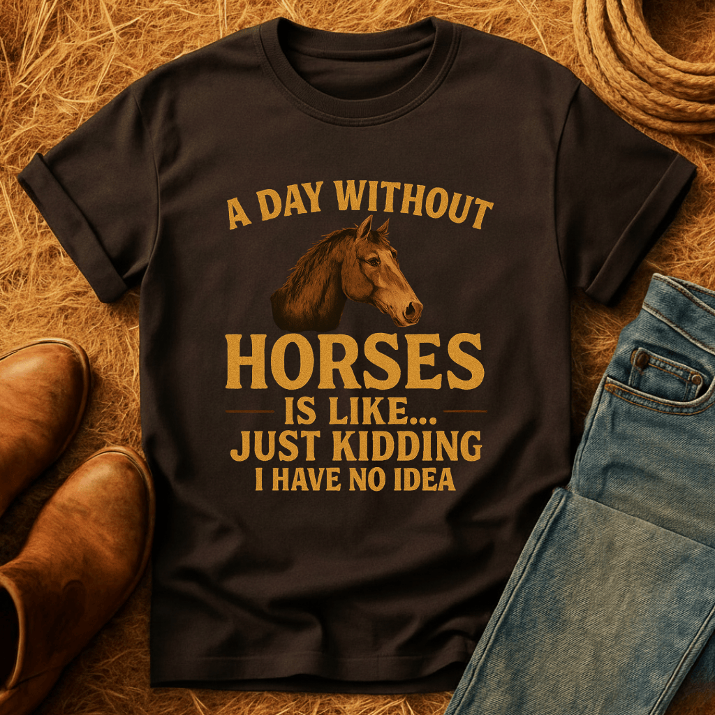 Day Without Horses... T-Shirt