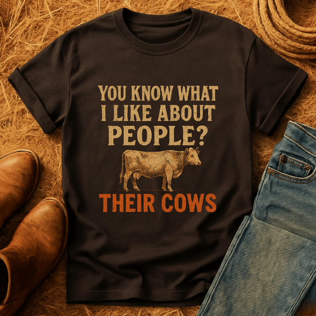 I Like People's Cows. T-Shirt