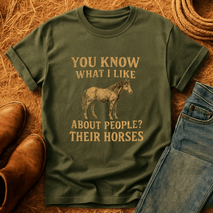 I Like People's Horses T-Shirt