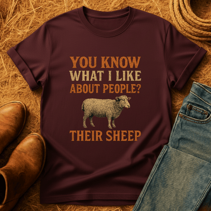 I Like People's Sheep T-Shirt