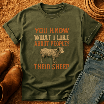 I Like People's Sheep T-Shirt