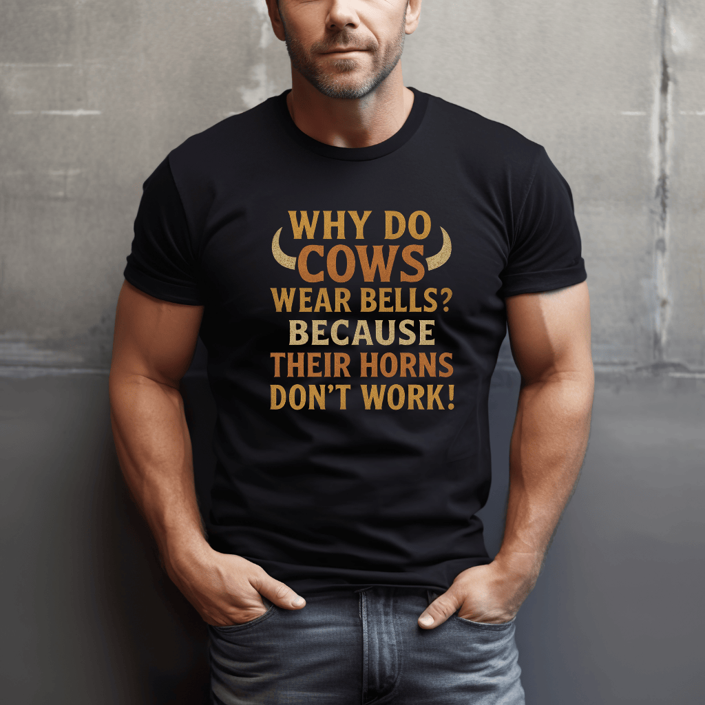 Cow Bells Joke T-Shirt