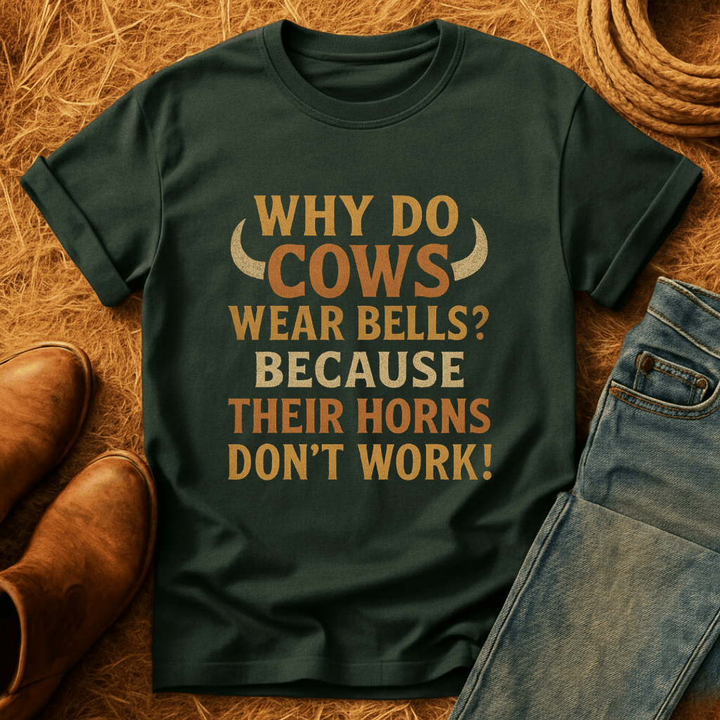 Cow Bells Joke T-Shirt
