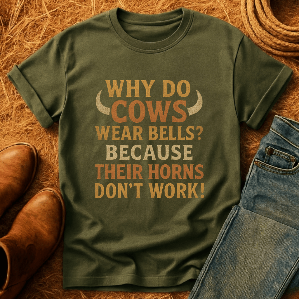 Cow Bells Joke T-Shirt