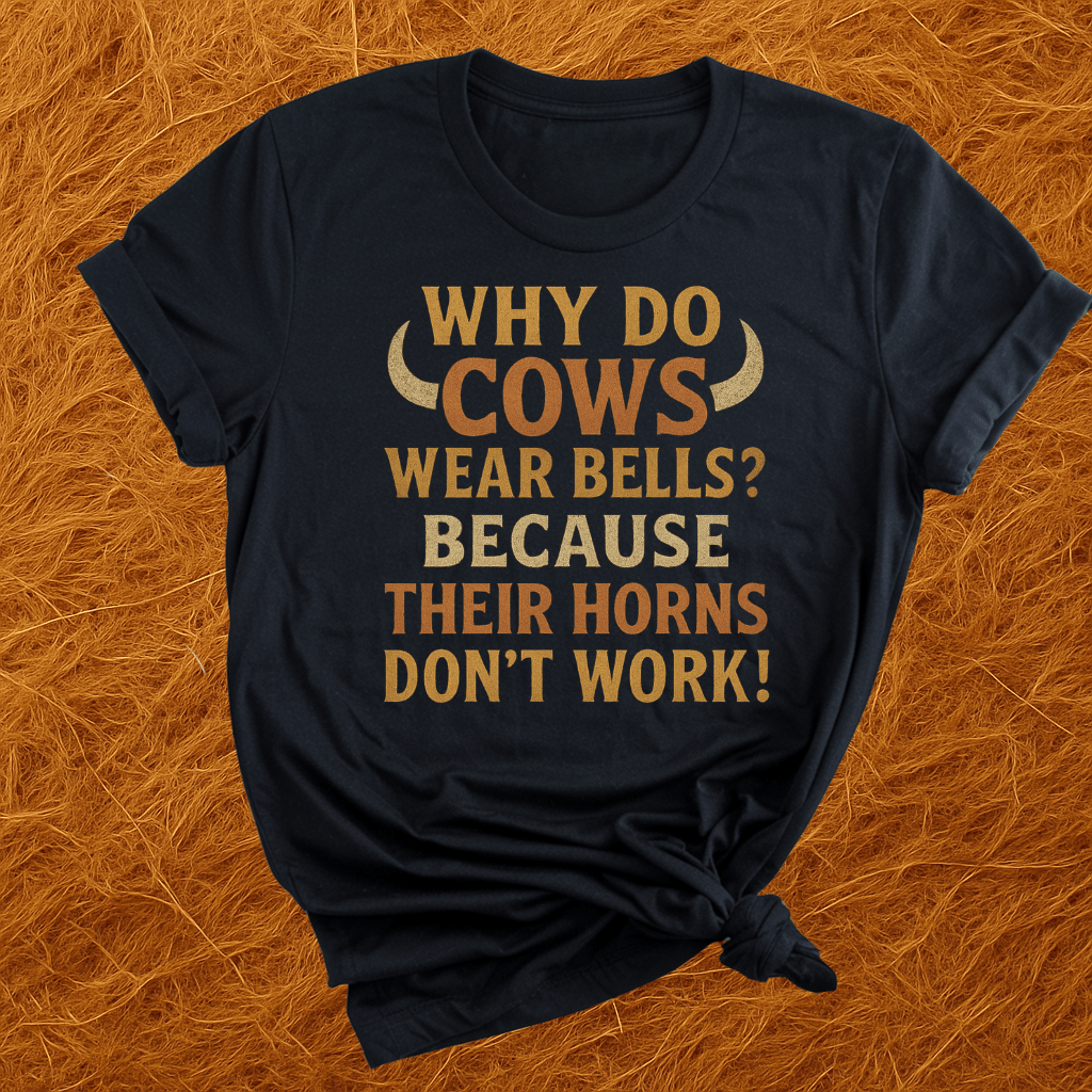 Cow Bells Joke T-Shirt
