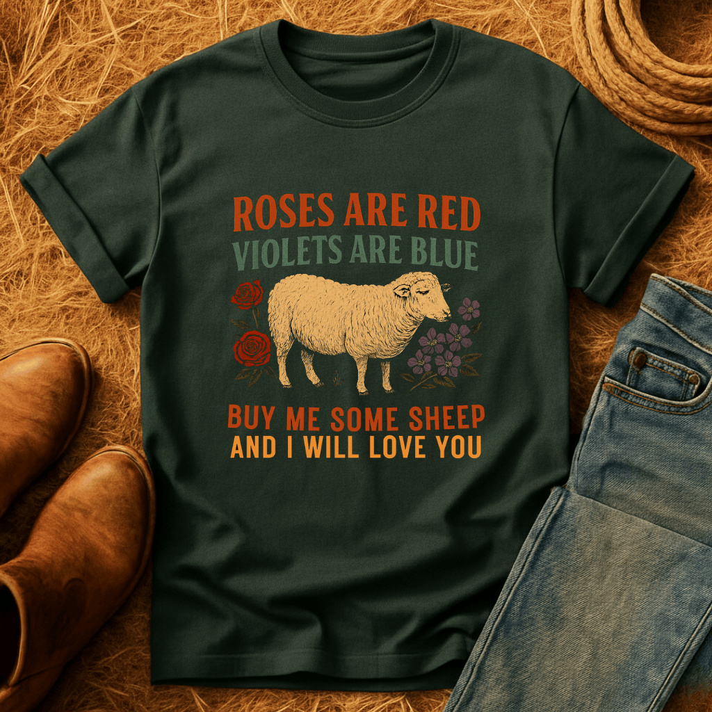 Roses Are Red Sheep T-Shirt