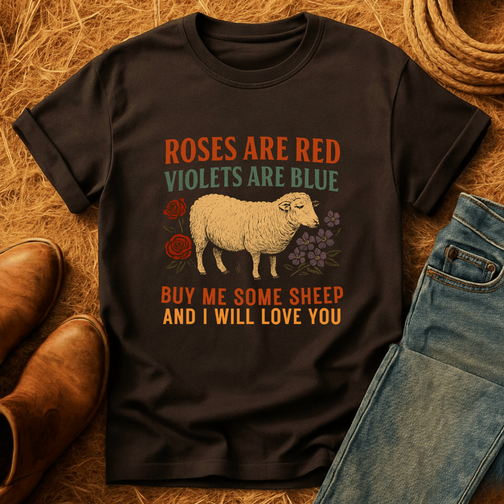 Roses Are Red Sheep T-Shirt
