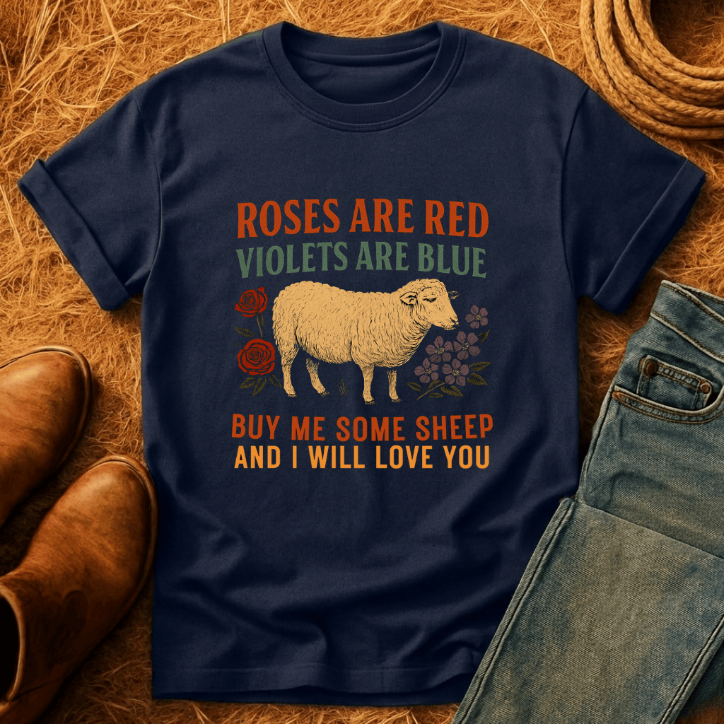 Roses Are Red Sheep T-Shirt