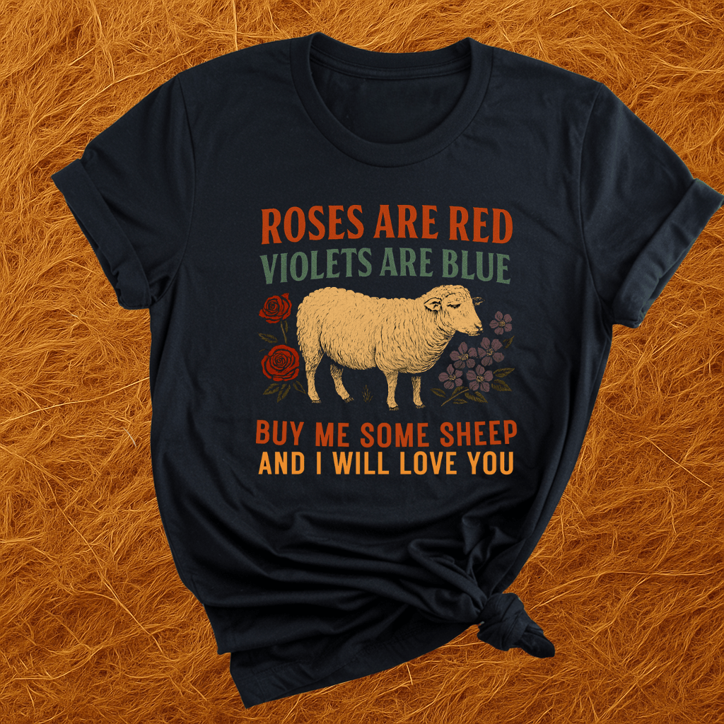 Roses Are Red Sheep T-Shirt