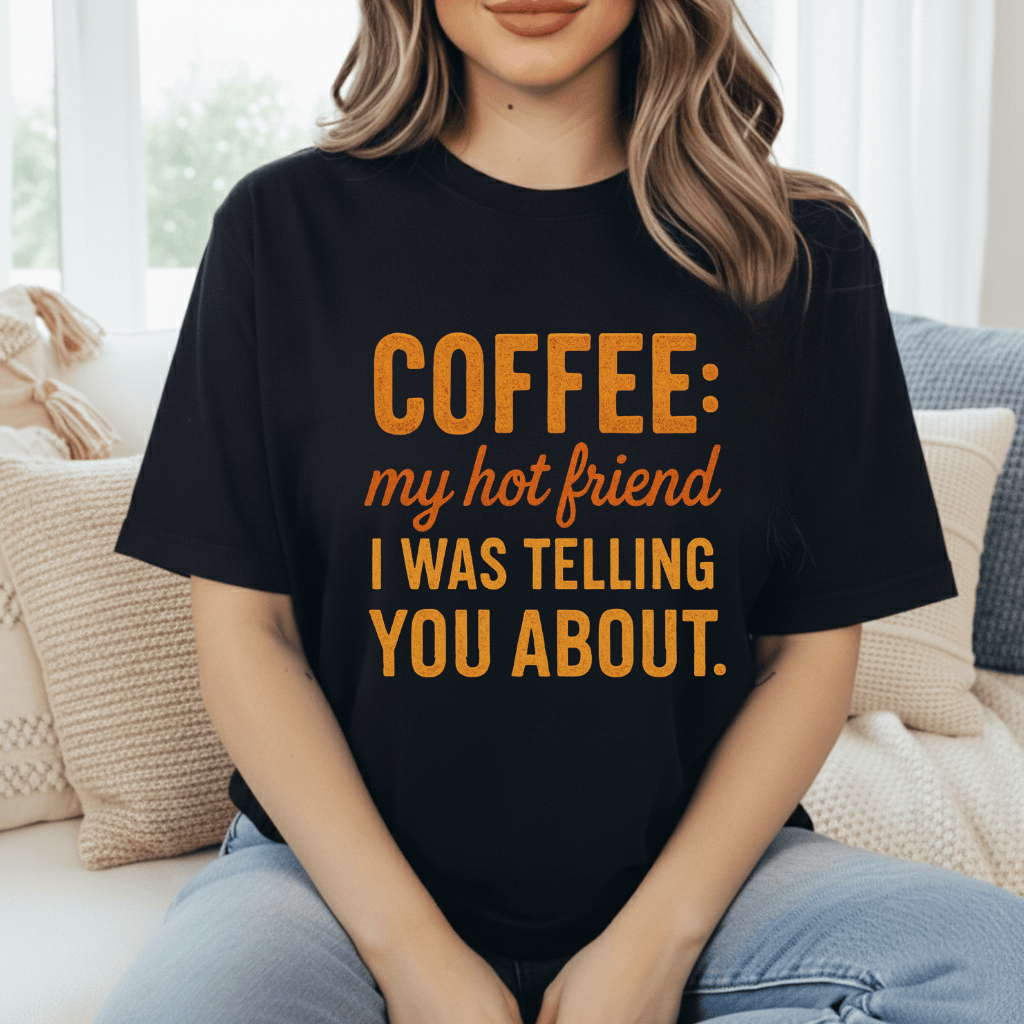 Coffee... My Hot Friend T-Shirt