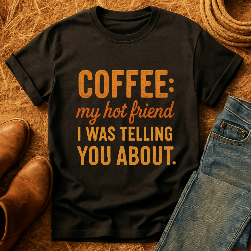 Coffee... My Hot Friend T-Shirt