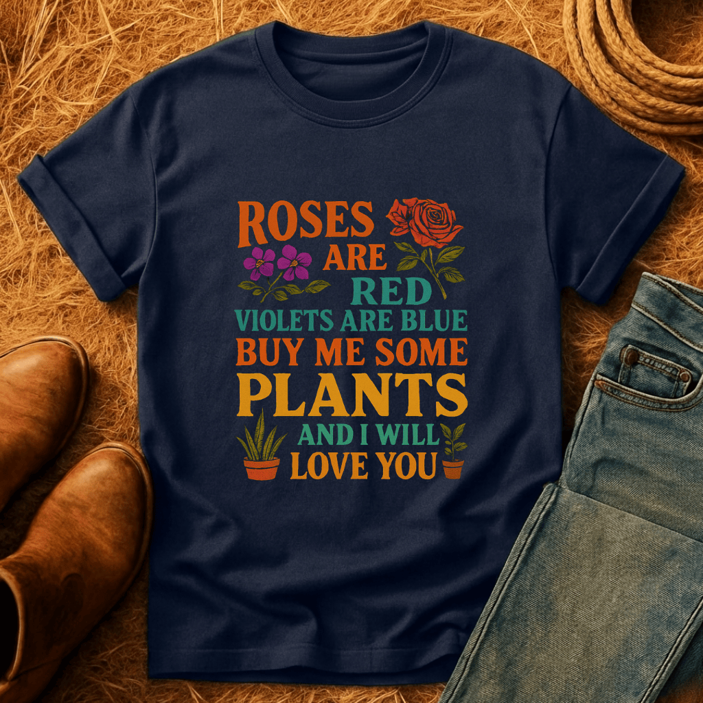 Roses Are Red Plants T-Shirt