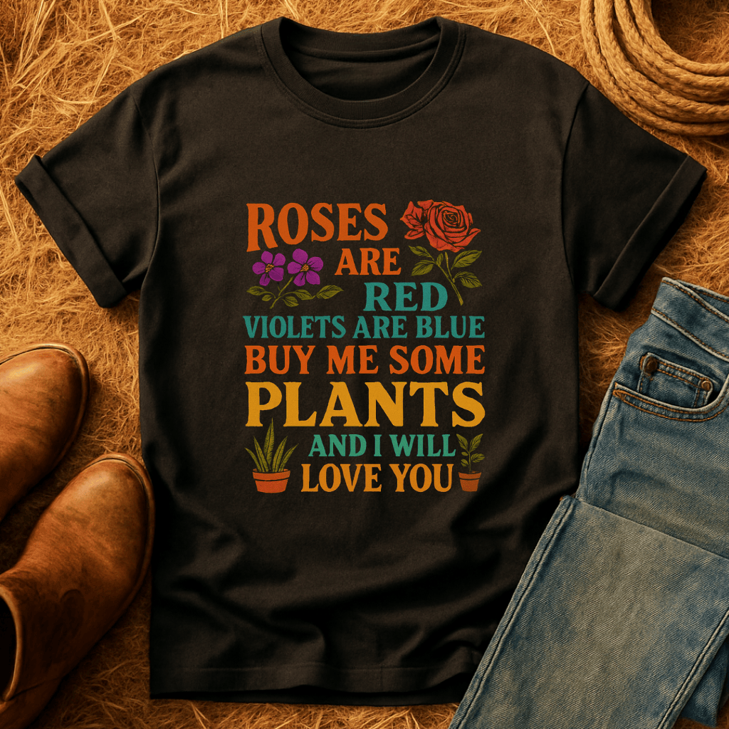 Roses Are Red Plants T-Shirt