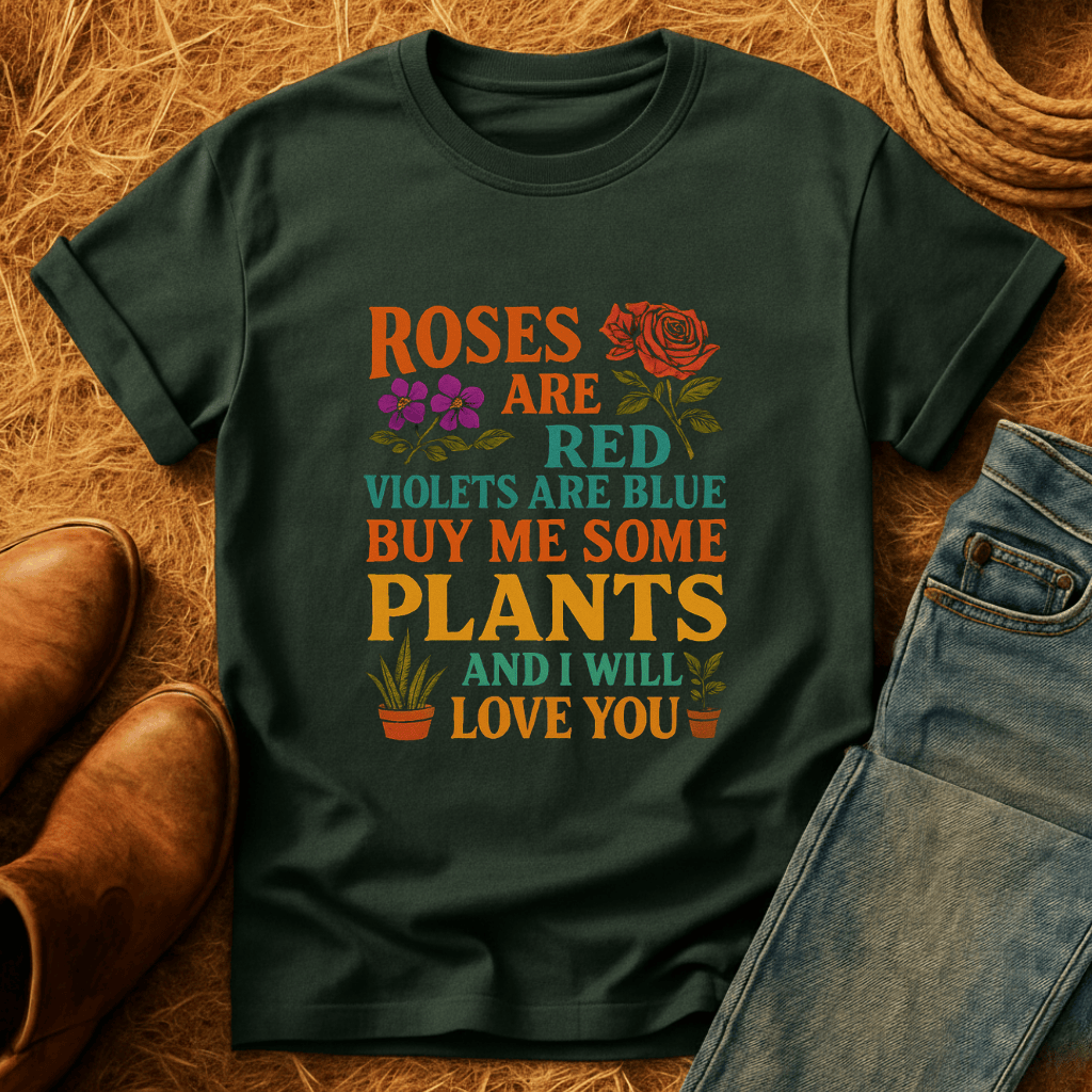 Roses Are Red Plants T-Shirt