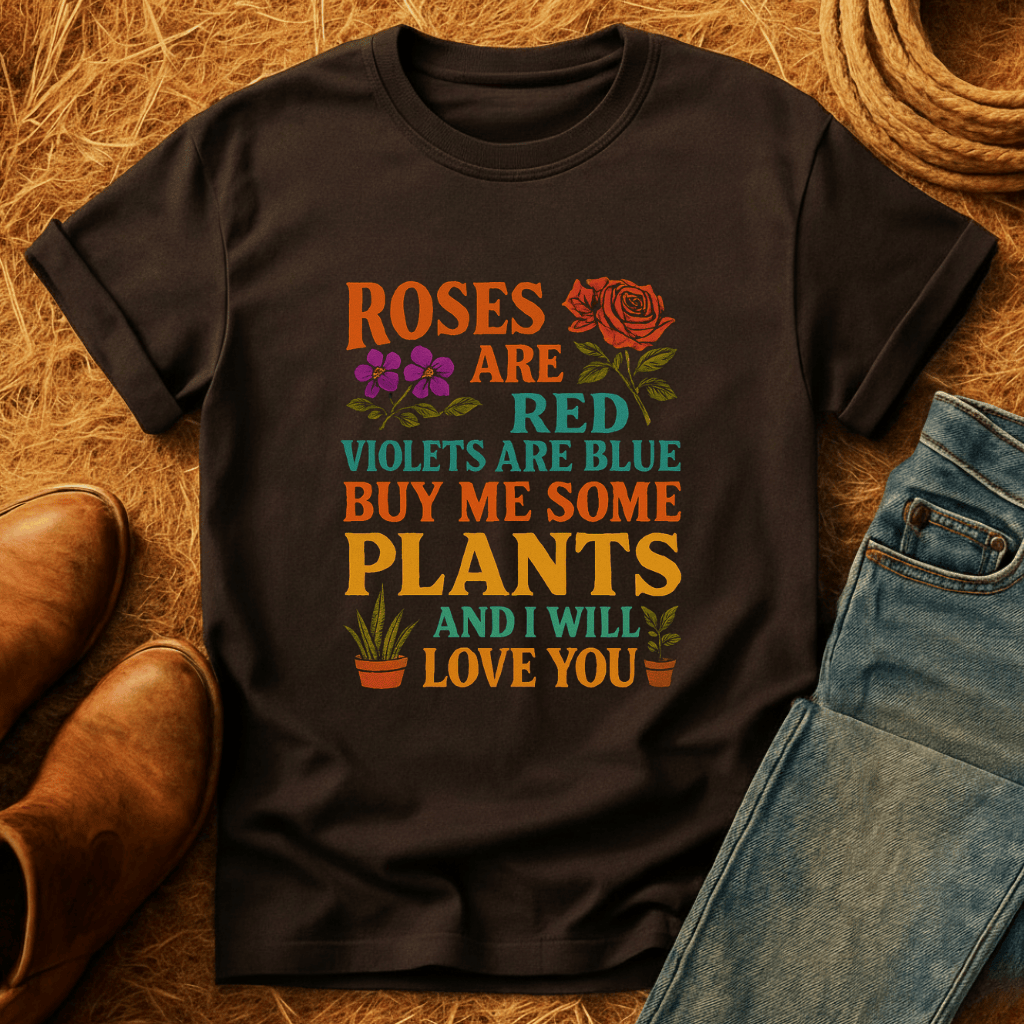 Roses Are Red Plants T-Shirt