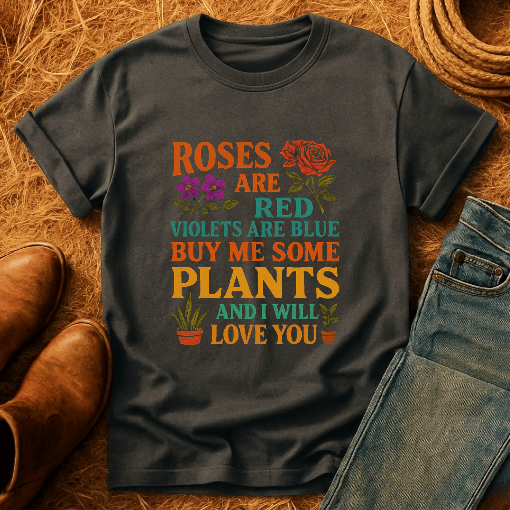 Roses Are Red Plants T-Shirt