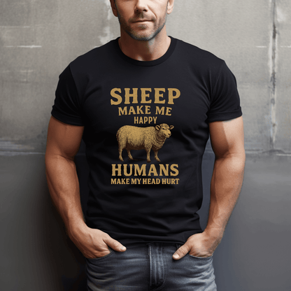 Sheep Make Me Happy T-Shirt