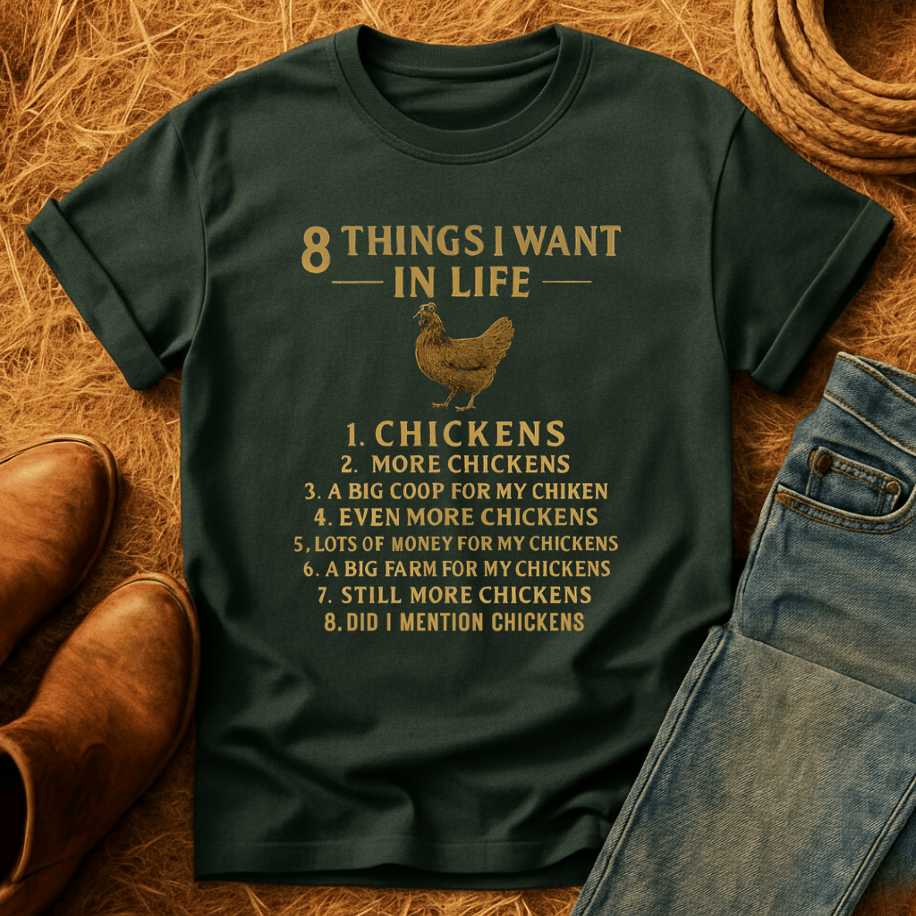 Eight Chicken Things T-Shirt