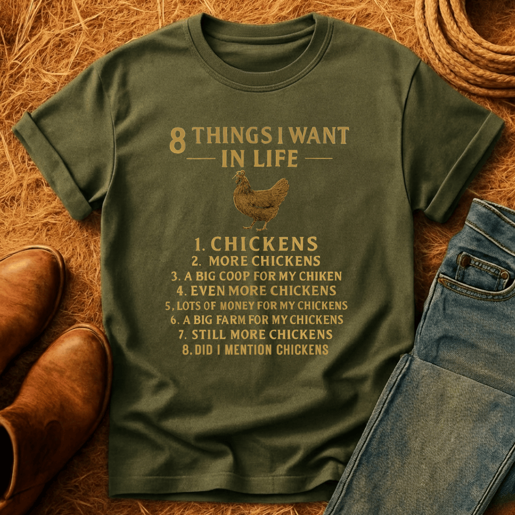 Eight Chicken Things T-Shirt
