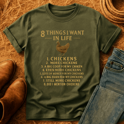 Eight Chicken Things T-Shirt