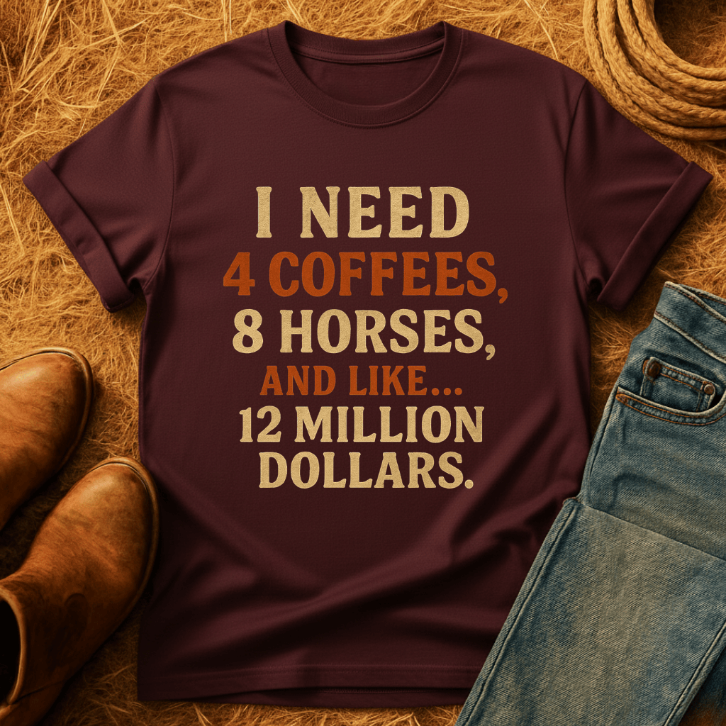 Coffee And Horses T-Shirt