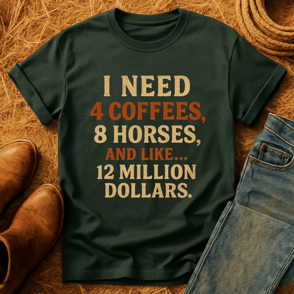 Coffee And Horses T-Shirt
